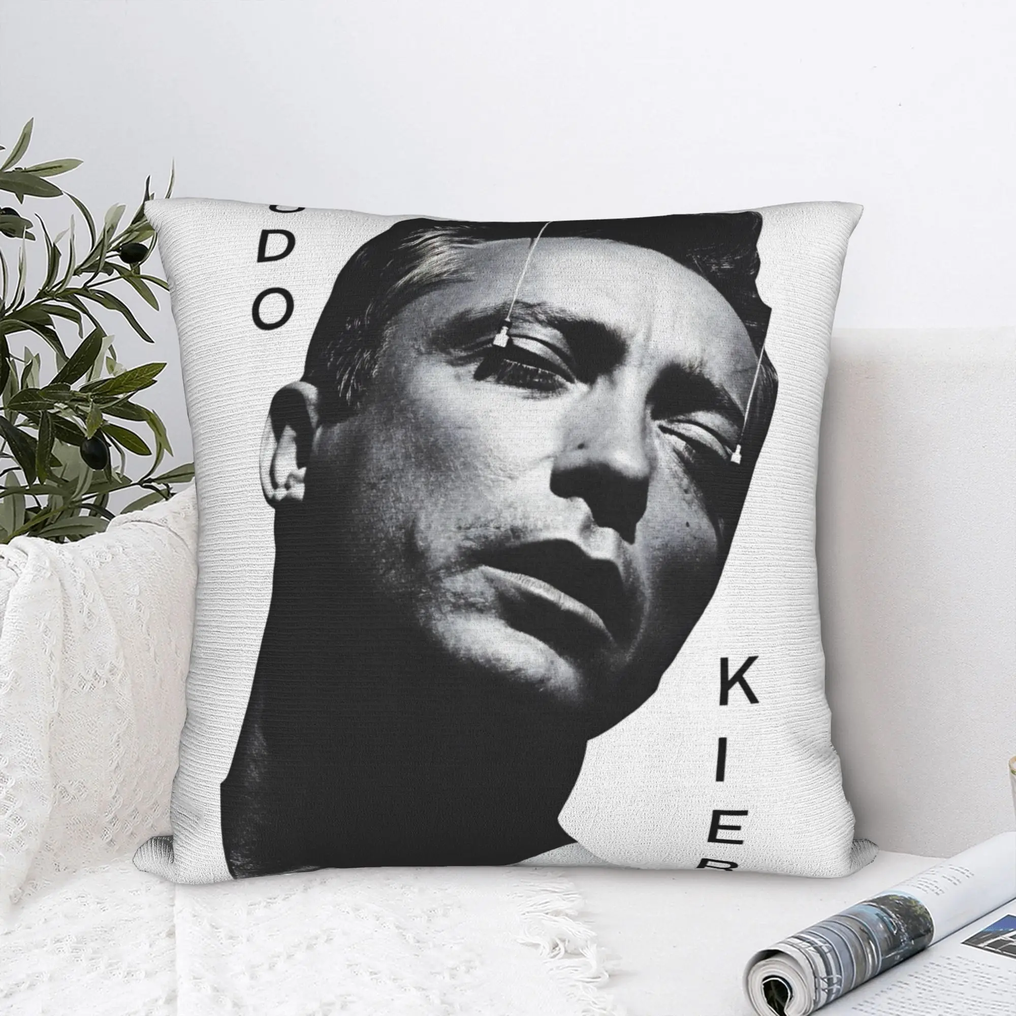 Фото Наволочка Rip Udo Kier с актером, полиэстеровая наволочка, подарок, Юрий фильм ужасов, наволочка, чехол на молнии для стула 40X40 см №2