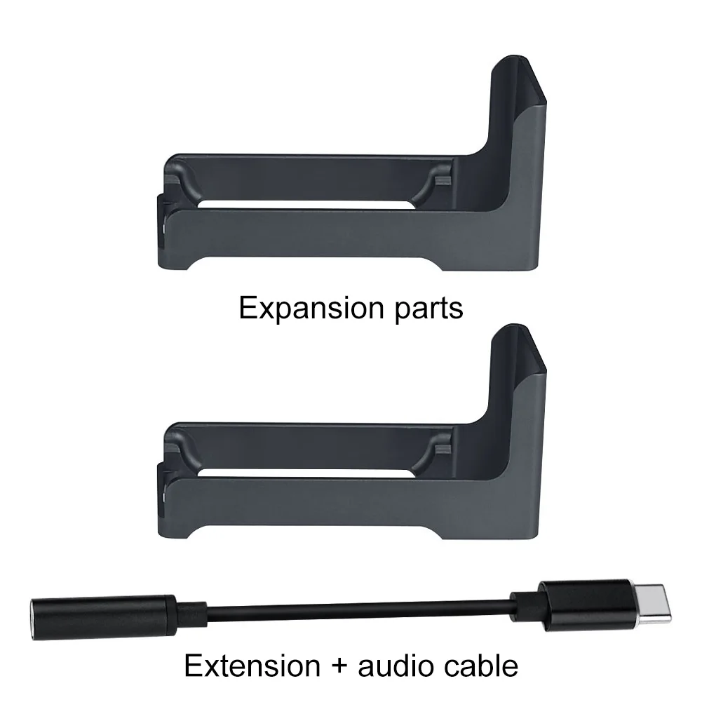 

L Extension Bracket for DJI Action 2 Camera Quick Release Cold Shoe Mount Microphone Fill Light Aluminum Alloy Extension