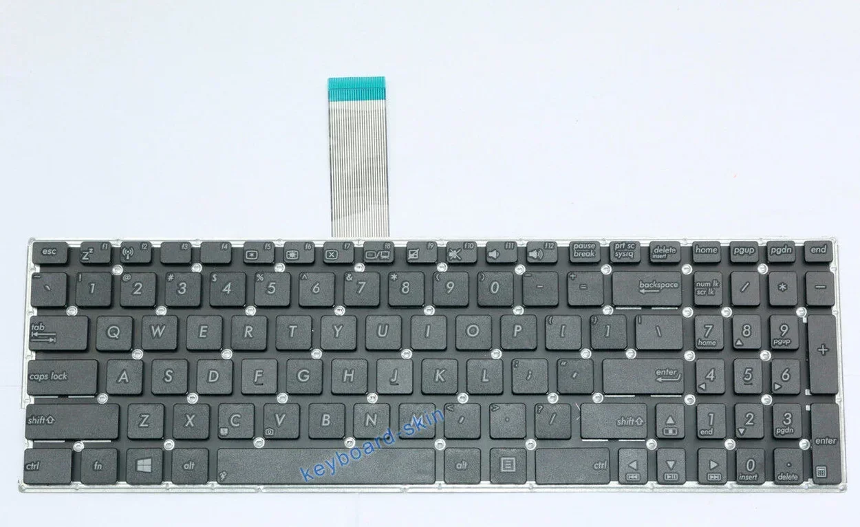 Новая клавиатура США без рамки для ноутбука ASUS X550 X550C X550CA X550CC X551 X552 X552C F550L K550D K550J
