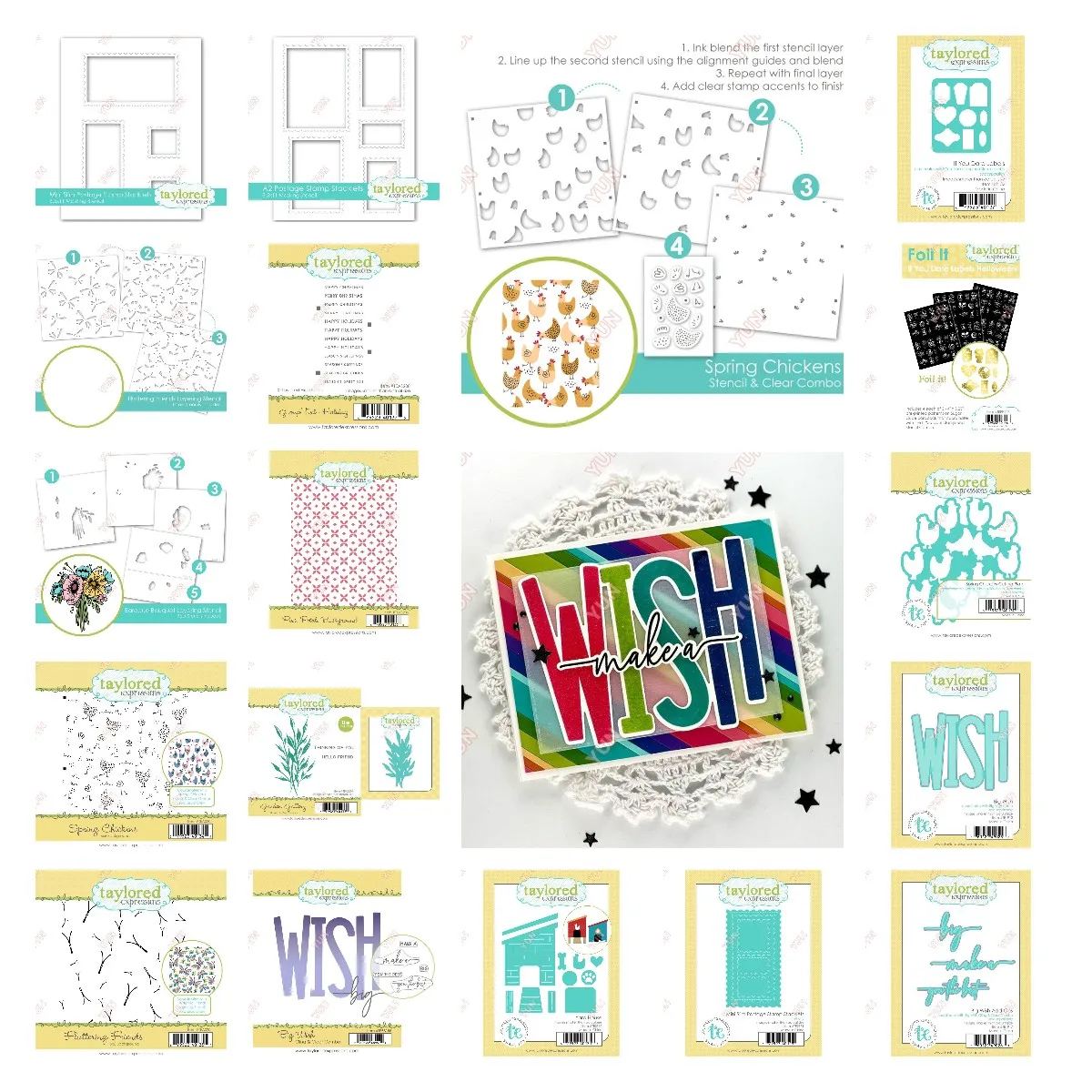 Рождественские штампы полоски деревья чулки зимний венок трости для конфет