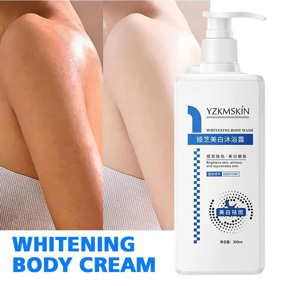 

Whitening Body Wash Shower Gel Whole Body Brightening Bath Body Moisturizing Skin Lasting Liquid Female Fragrance Care Milk A5O6