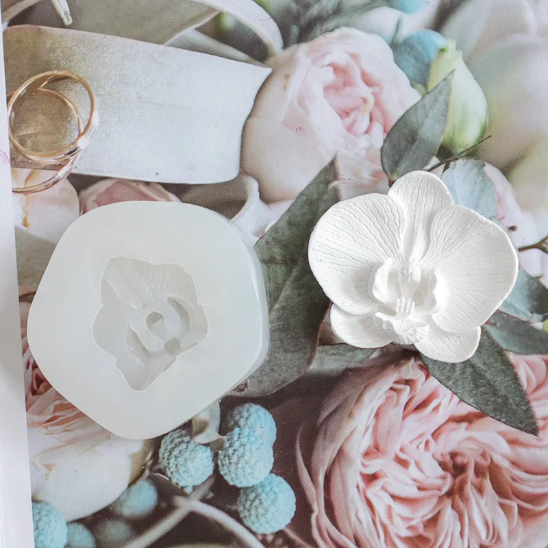 

Rose Shape Silicone 3D Epoxy Soap Mold Fondant Cake Mold Cupcake Jelly Candle Candy Chocolate Decoration Baking Tool Moulds