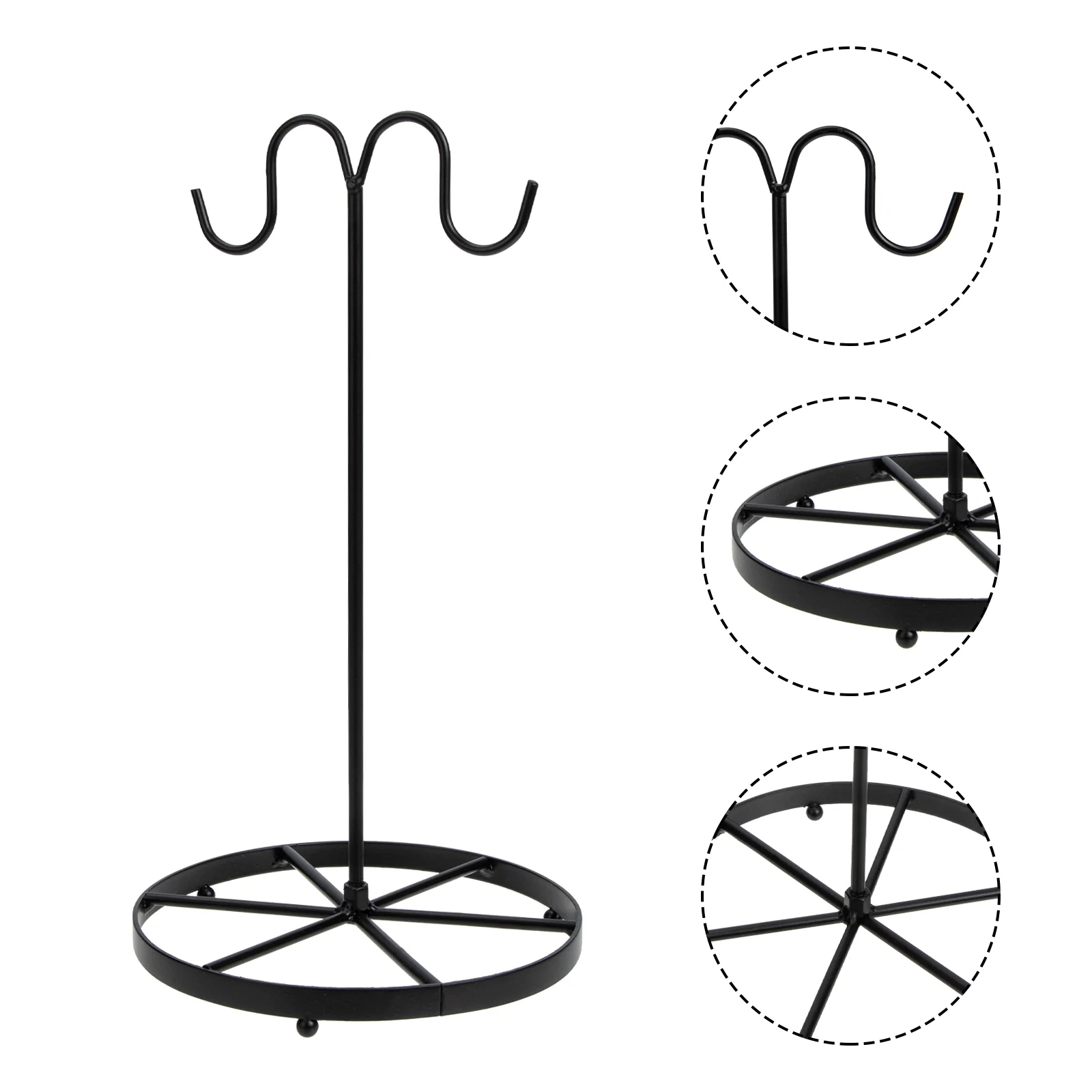 

Fruit Iron Plate Indoor Grape Hanger Outdoor Hanging Hooks Rack Banana Stand Metal Clothes