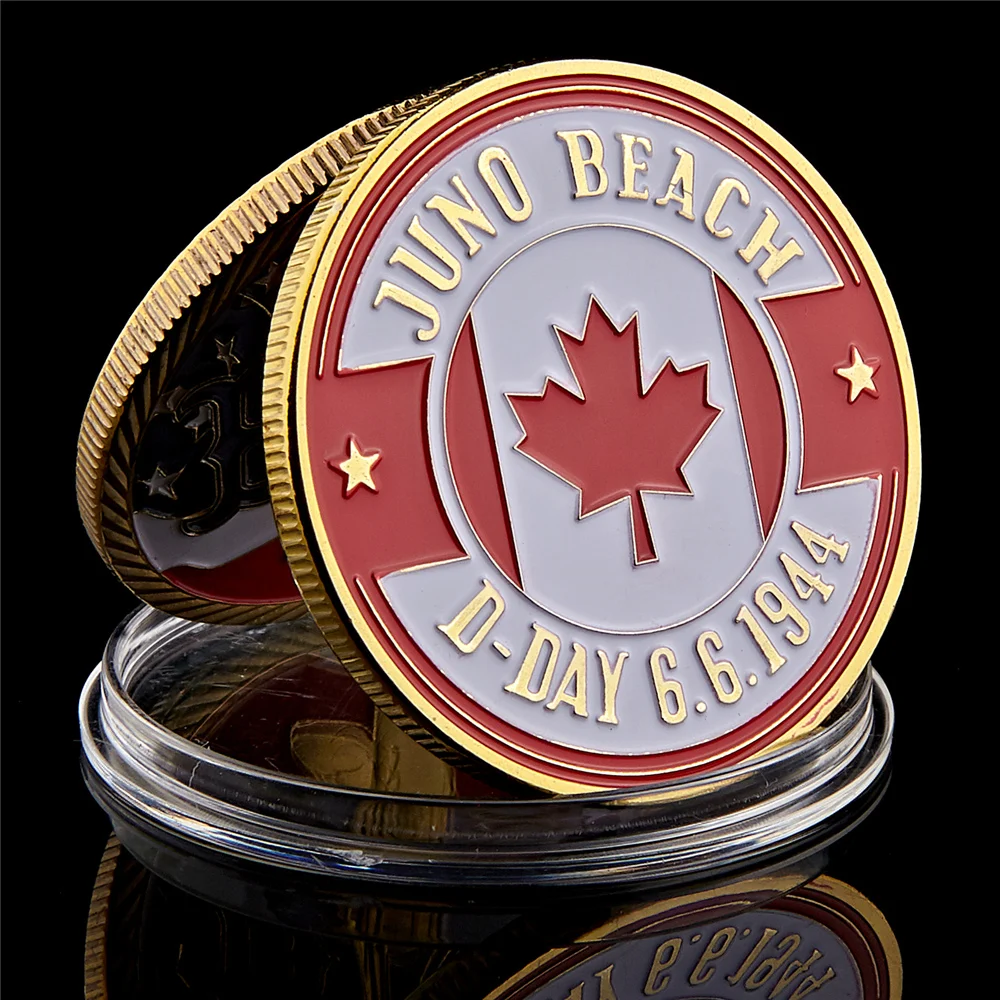 1944 6 дюйма Вторая мировая война Франция Нормандия посадка Джуно пляж Канадское