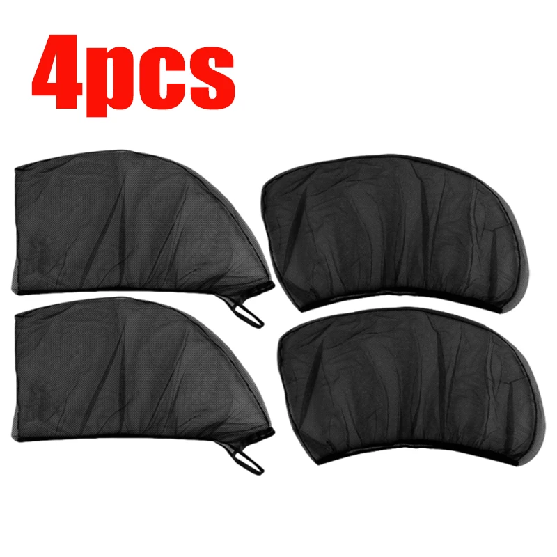 

2/4 шт. автомобильные шторы, солнцезащитные шторы, летние незаменимые солнцезащитные шторы с защитой от комаров, автомобильные прохладные и безопасные