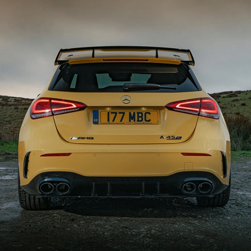 Задний диффузор для W177 2019-2020 A Class Sedan Hatchback A180 A200 A220 A250 PP бампер Губа Хвостовая