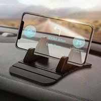 portable car phone holder dashboard phone stand mount anti slip silicone mat pad gps bracket universal for iphone 12 13 pro max