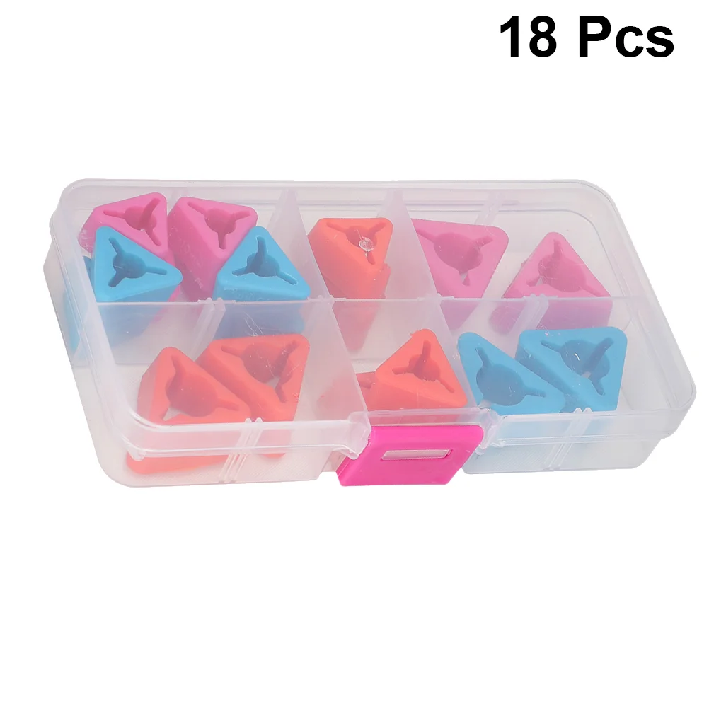 

18 Pcs Knitting Tools Needle Stopper DIY Crochet Tip Protector Yarn Accessories Locking Markers