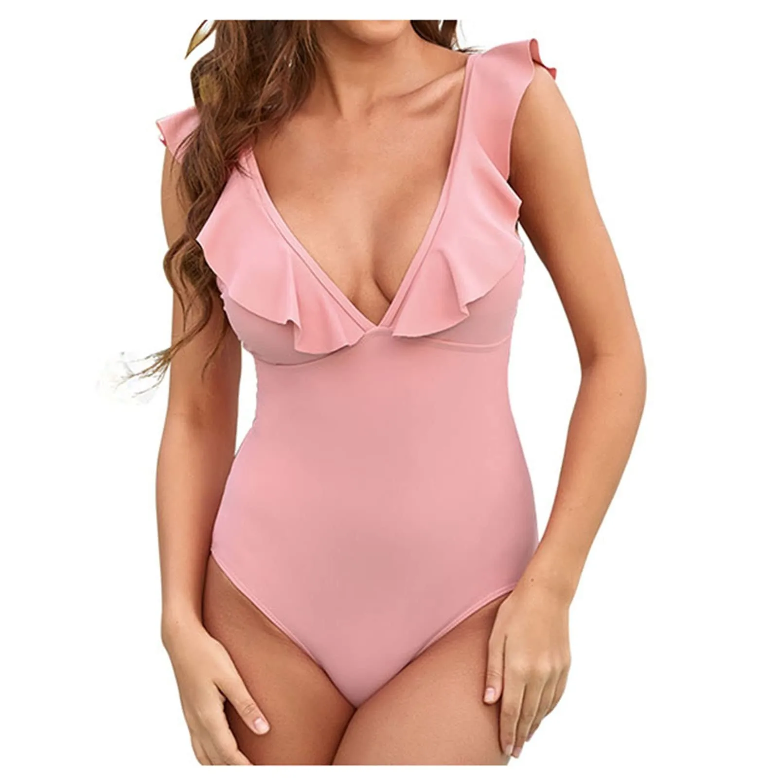 

Conservative One Piece Swimsuit Woman 2023 Bikini Sexy Slim Fit Printed Sling Split Bikini Plus Size Swimwear Bathing Suit bikin