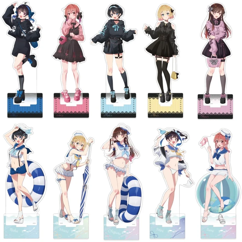 Anime Rent A Girlfriend Acrylic Stand Model Cosplay Characters Charm Ornament Accesorios Goods Collection Gifts 15CM