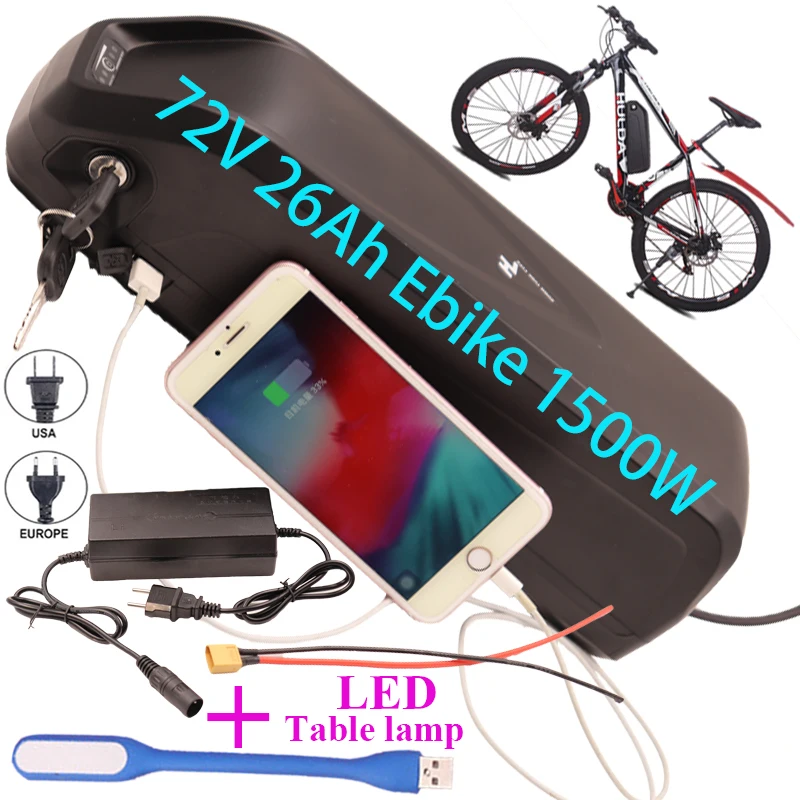 

E-Bicycle Hailong Battery 18650 Cells Pack 48V 52V 60V 72V 36V 17AH 21AH 33AH 750W 1000W 1500W Powerful Bicycle Lithium Battery