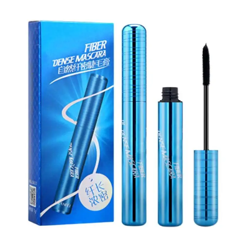 

Instantly Thick Mascara Black Makeup Natural Fibers Long-lasting Waterproof Eyelash Lengthening Thick Curling Mascara