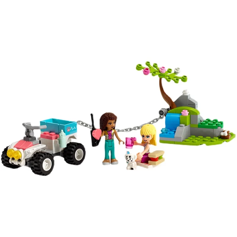 

Vet Clinic Rescue Buggy Girls Building Brick Block Friend 41442 DIY Toys Girls Birthday Holiday Xmas Gift