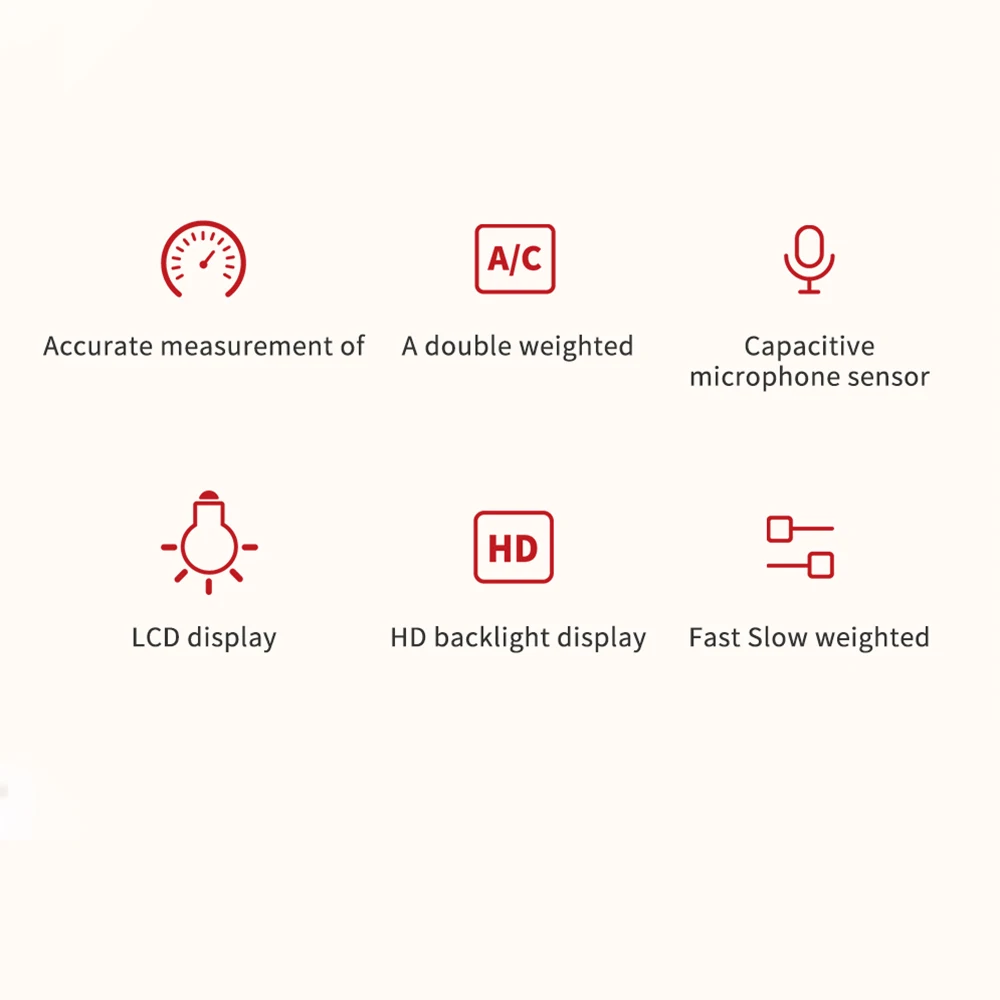 NOYAFA NF-562 Высокоточный измеритель уровня звука детектор децибел ручной шумомер 30 ~