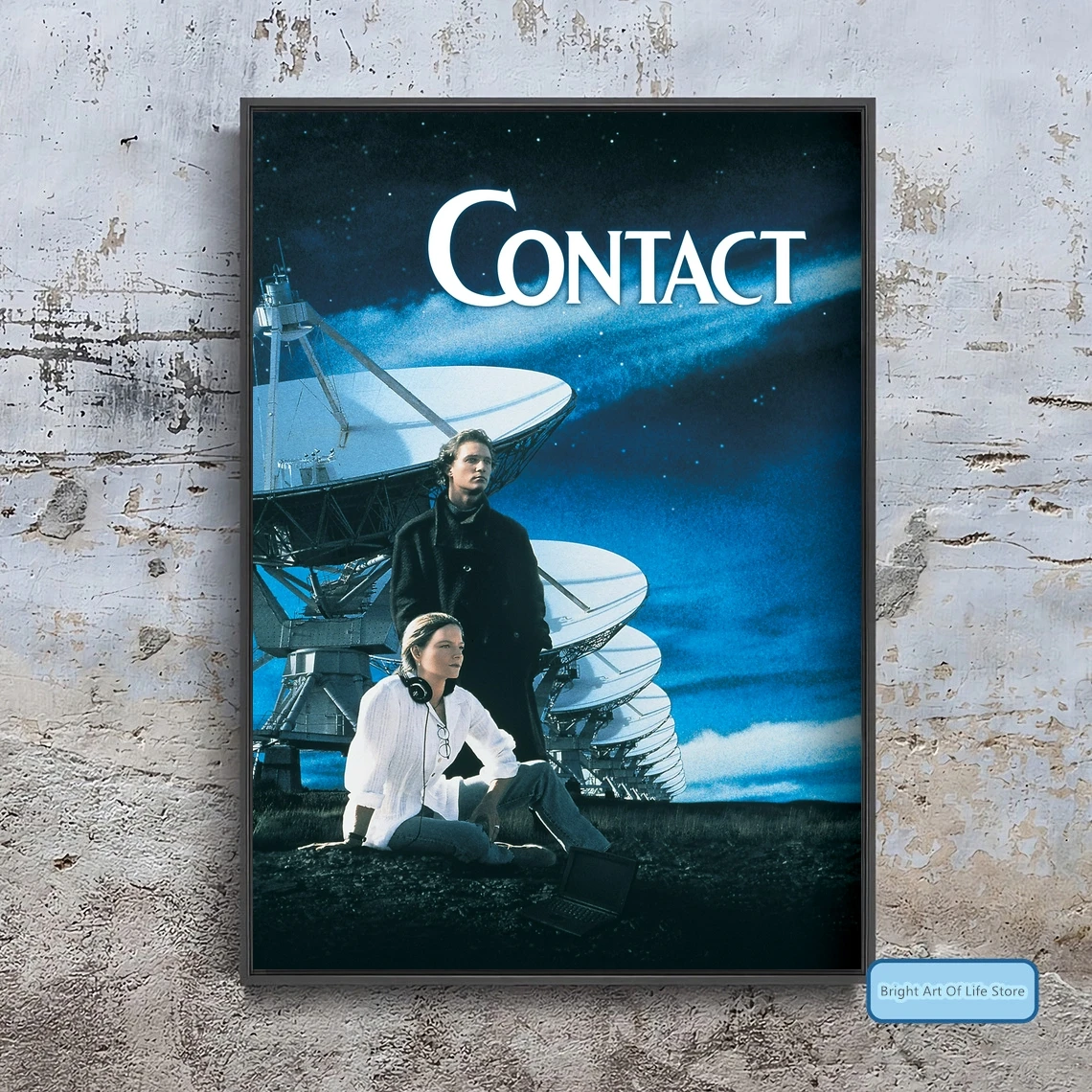 Контакт (1997) фильм плакат Обложка фото печать на холсте настенное искусство