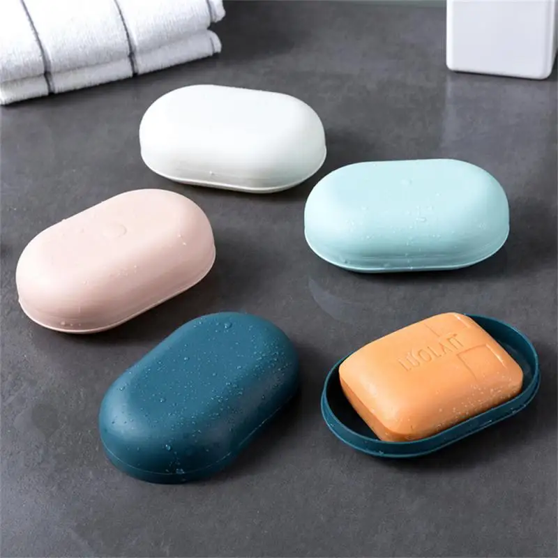 

Soap Container Travel Supplies Fashionable Portable Handmade Soap Holder Household Draining Water Home Bathroom Accessories