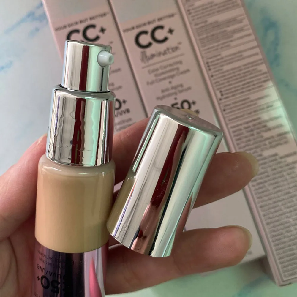 12Pcs/Lot Wholesale CC+ Cream Your Skin But Better illumination Color Correcting Full Coverage SPF50+ UVA/UVB Broad Spectrum - купить по