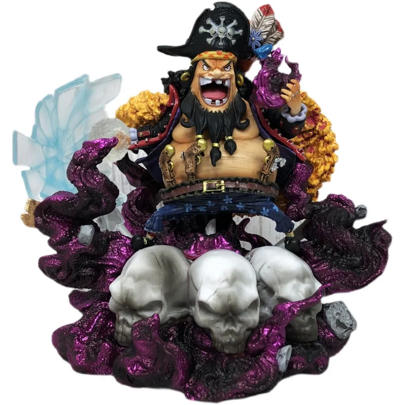 

Anime One Piece Gk Black Beard Mini Statue Marshall D Teach Pvc Action Figure Toys 15cm