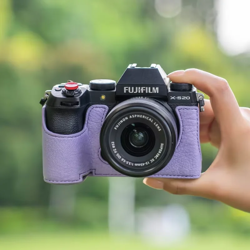 Фото Защитный чехол для камеры из искусственной кожи для Fujifilm xs20, защитный чехол для камеры xs20, кожаный чехол №2