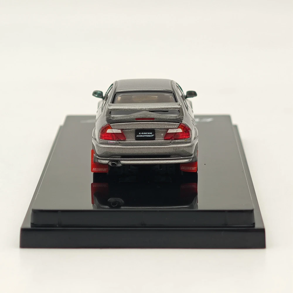 Hobby Japan 1/64 Lancer GSR Evolution V (CP9A)1998 с брызговиком спутниковый серебристый (M) HJ 642032