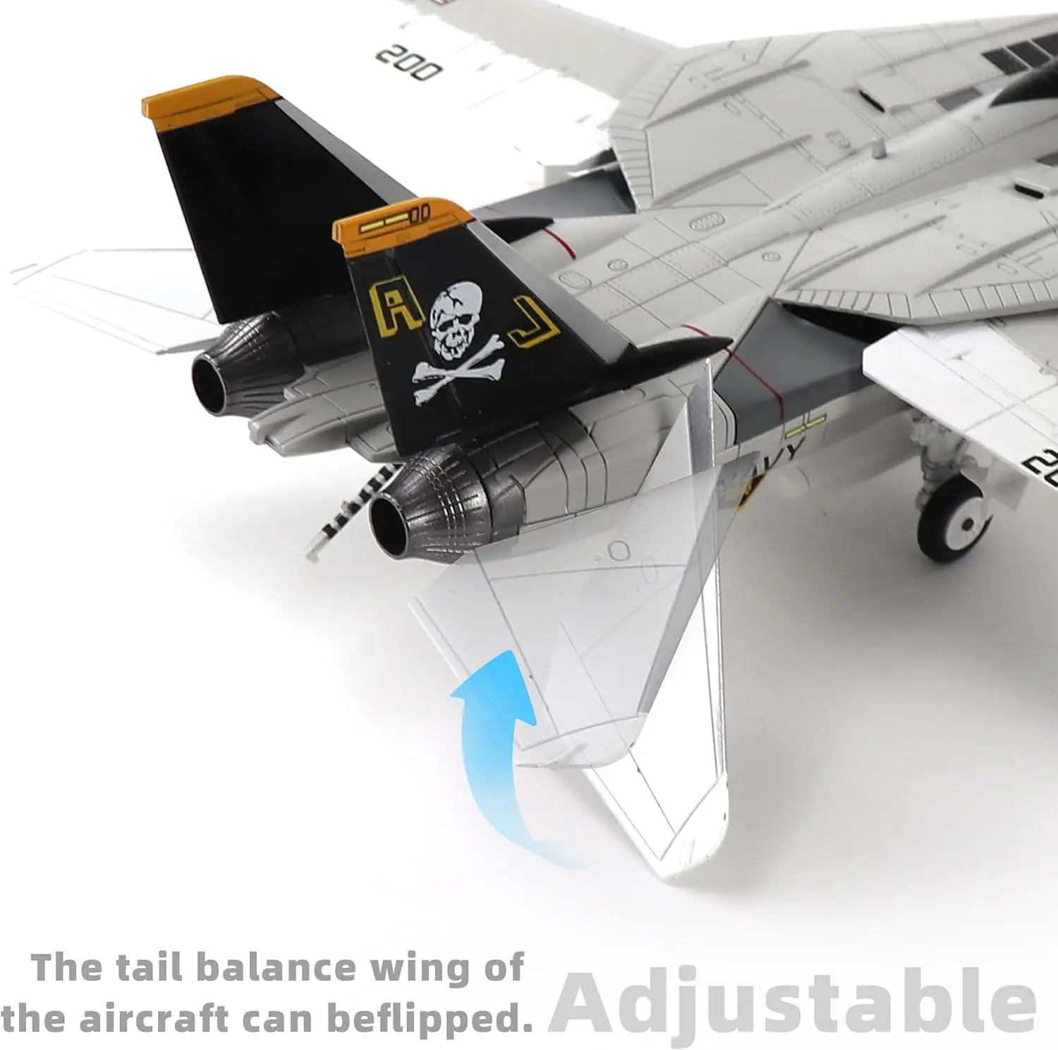 Модель самолета F-14A Tomcat 1/100 VF-84 Jolly Rogers