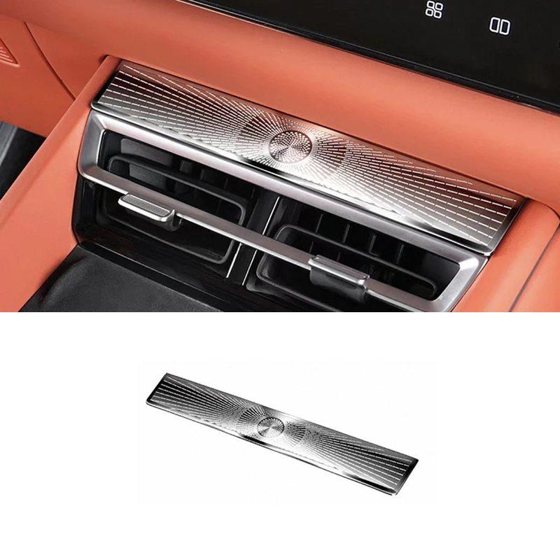 

Для BYD TANG L EV/DM Sealion 8 2025 2026, панель центральной консоли, декоративная наклейка из нержавеющей стали, аксессуары