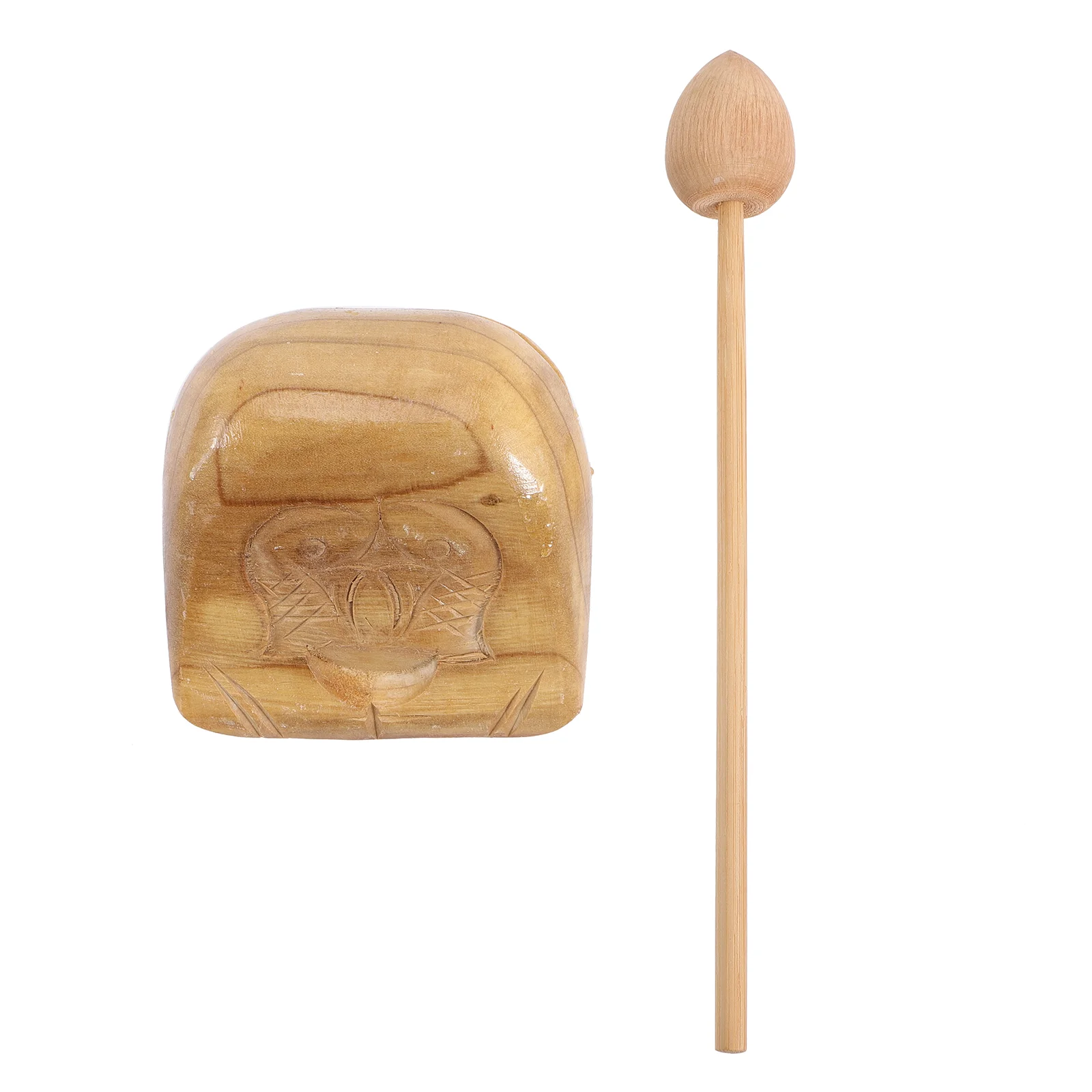 

Decorate Wooden Knockerwith Stick Instrument Accessories Kids Playset Music Percussion Children Durable Small Toys