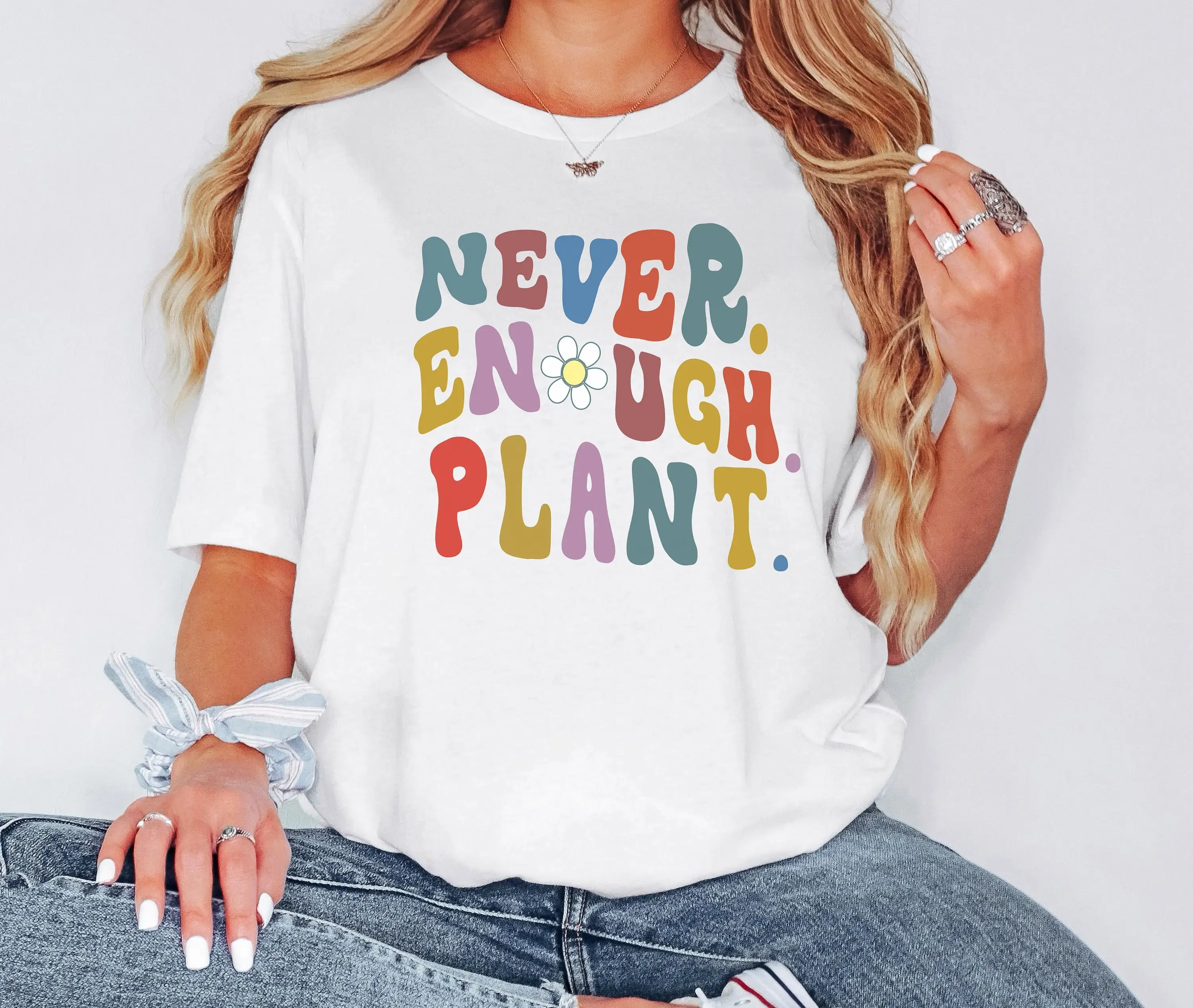 Майка Never teksto Plants для женщин camisa para amante de las plantas