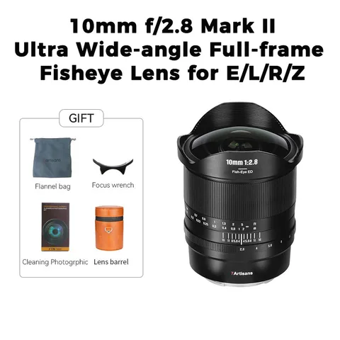 7Artisans MF 10 мм f/2.8 Mark II рыбий глаз объектив для Sony E Canon EOS-R Nikon Z Leica Pansonic L