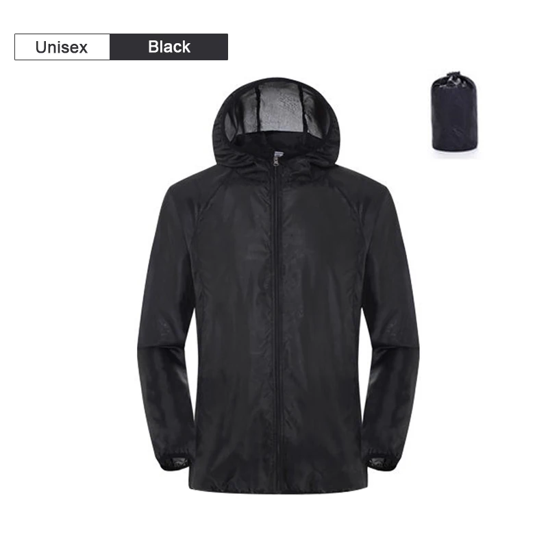 

Camping Rain Jacket Men Women Waterproof Sun Protection Clothing Fishing Hunting Clothes Quick Dry Skin Windbreaker With Pocket