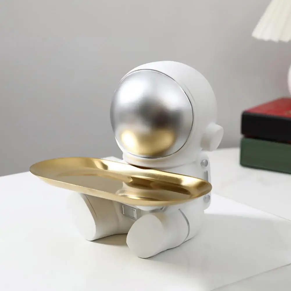 Декоративный держатель для ключей космический космонавта поднос закусок офиса