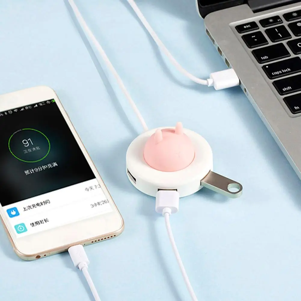 

4 Port High Speed USB HUB Multiple for Computer Pro Desktop Splitter Laptop Adapter Portable Multi USB Port Dock Hab HUB