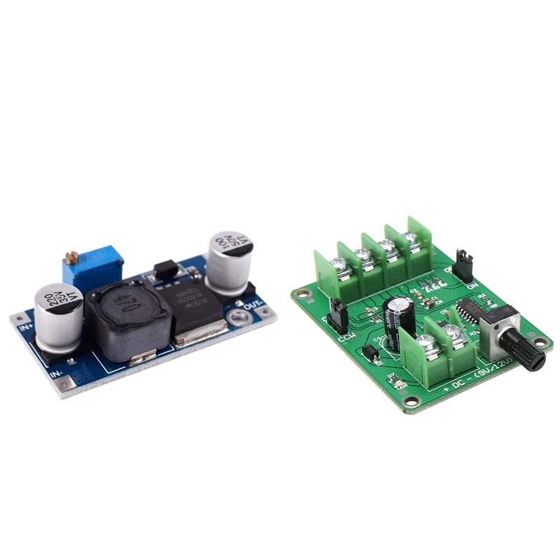 

1Pcs Xl6009 3-32V To 5-35V Dc-Dc Adapter Booster Circuit Board Module & 1Pcs 5V-12V Dc Brushless Motor Driver Board Controller F