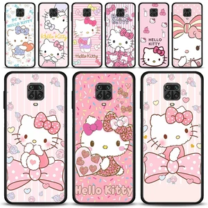 Phone Case For Xiaomi Redmi Note 11 10 8 Pro 11ProPlus 9S 11T 9T 9 8T 7 K40 9A 9C 7A Coque Pink Hello Kitty