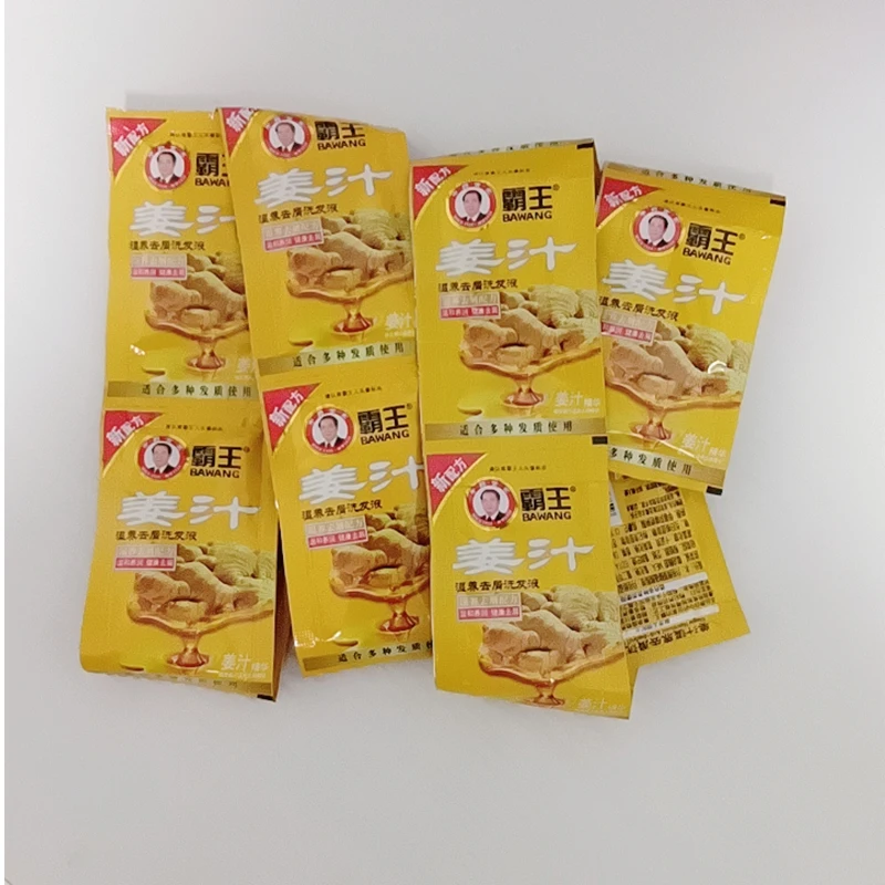 

50 X BAWANG профессиональная защита от перхоти, лечение выпадения волос, уход за волосами, имбирь, портативный одноразовый мешок 8 мл/п