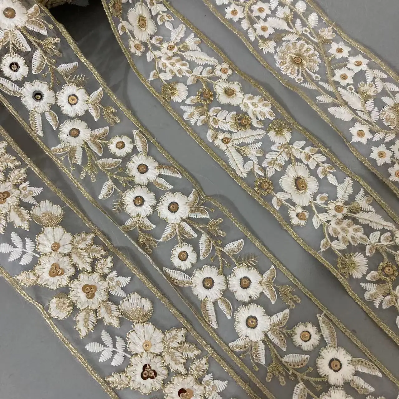 1 метр 5 см лента с кружевной отделкой новая этническая вышивка автомобильная