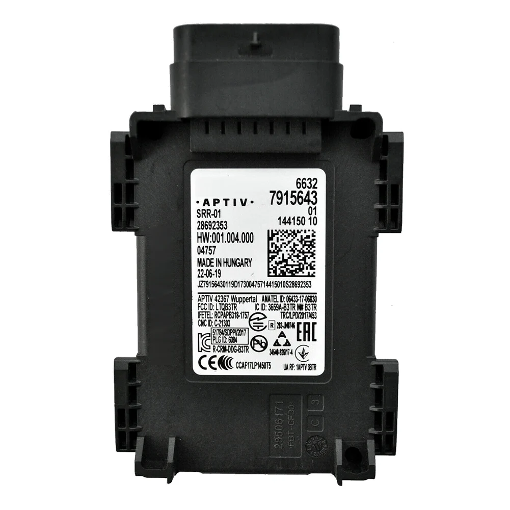 

66327915643 модуль помощи при столкновении с радаром для BMW G20 G30 F90 G31 G32 G11 G12 G01 G02 G05 G07 G29