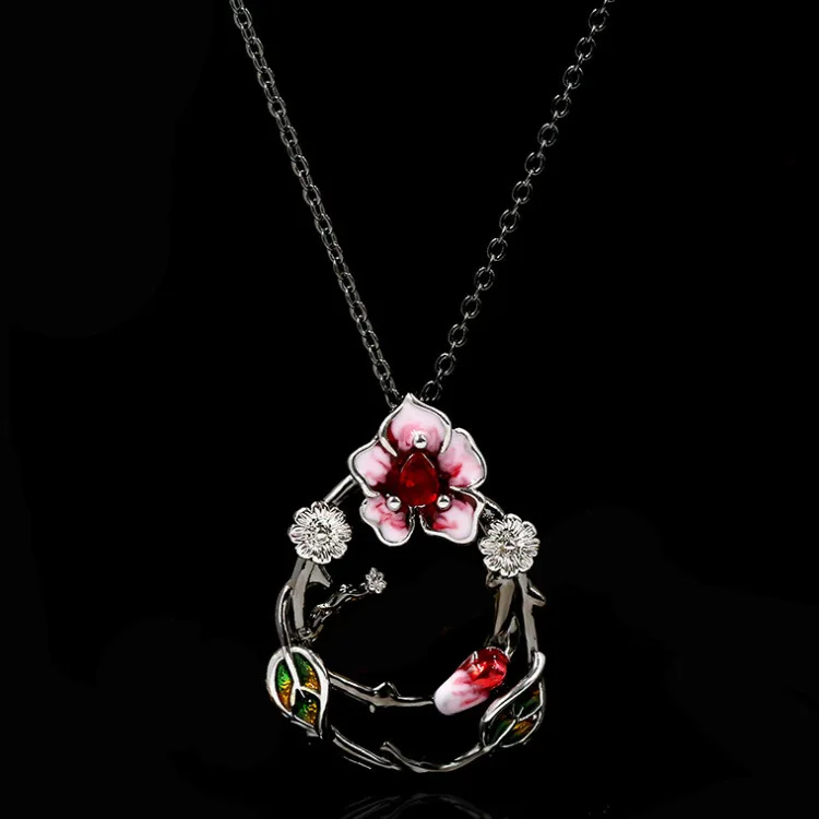 Коллекция 925 года модное кольцо и серьги в виде цветка креативный набор из трех