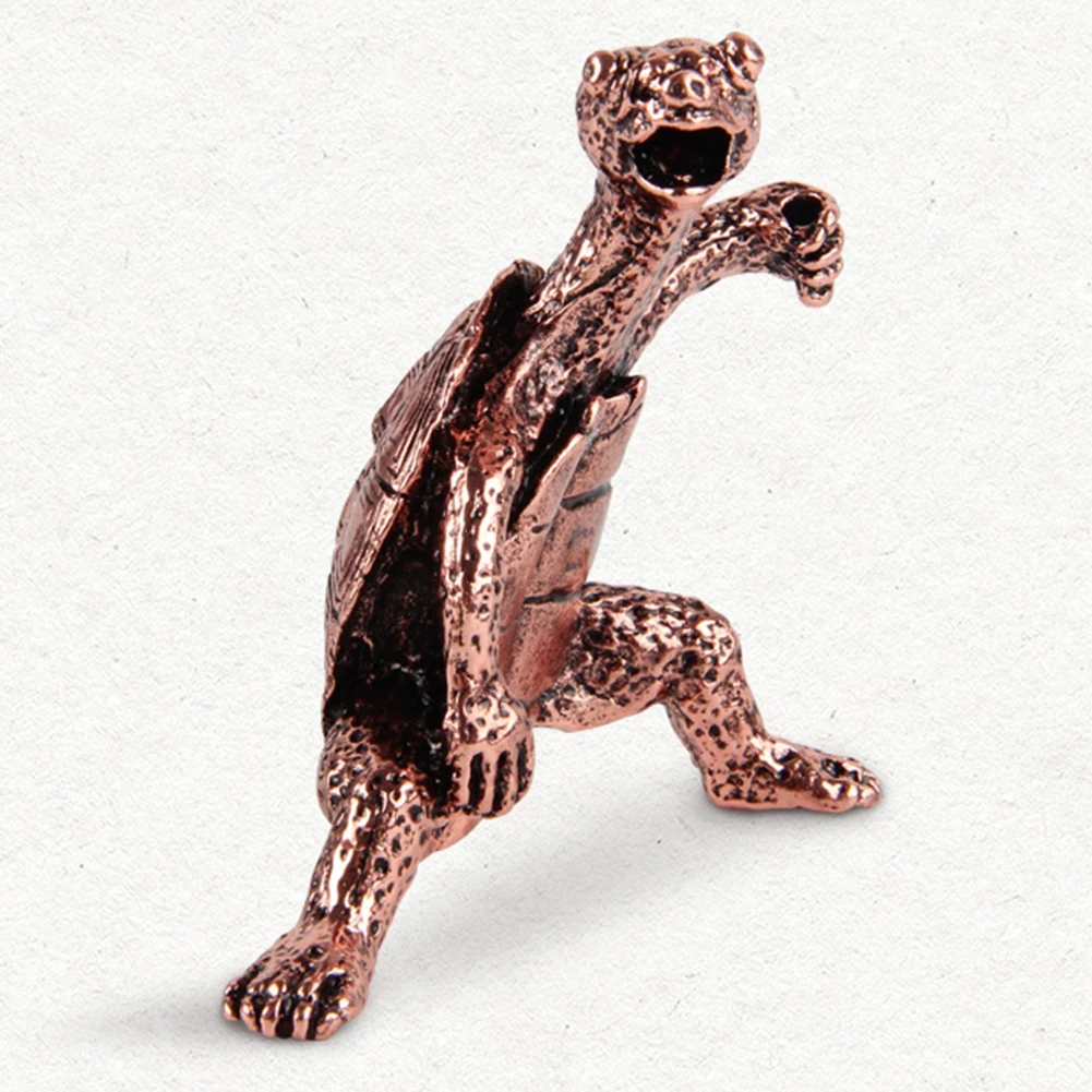 

Home Decor Turtle Ornaments Sitting Room Study 4 * 4cm Alloy Turtle Shaped 1pcs Burner Stand Holder Incense Holder