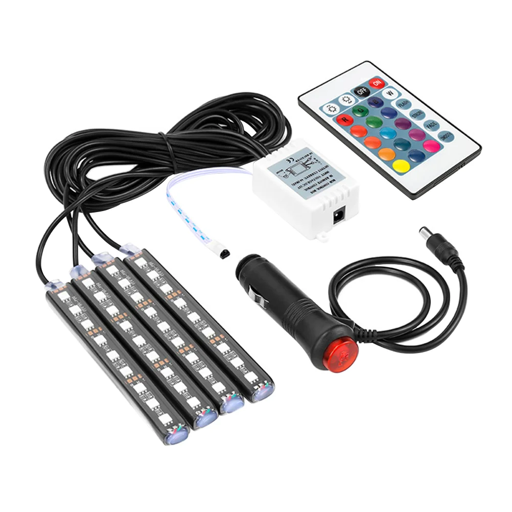 

Lamp Car Light Strip Interior Atmosphere Ledvehicle Glowing Neon Decoration Lights