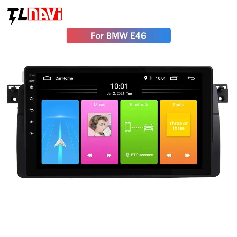 Bmw E46 Совместимый Android Авто Медиаплеер Радио GPS-навигация Трансграничные товары