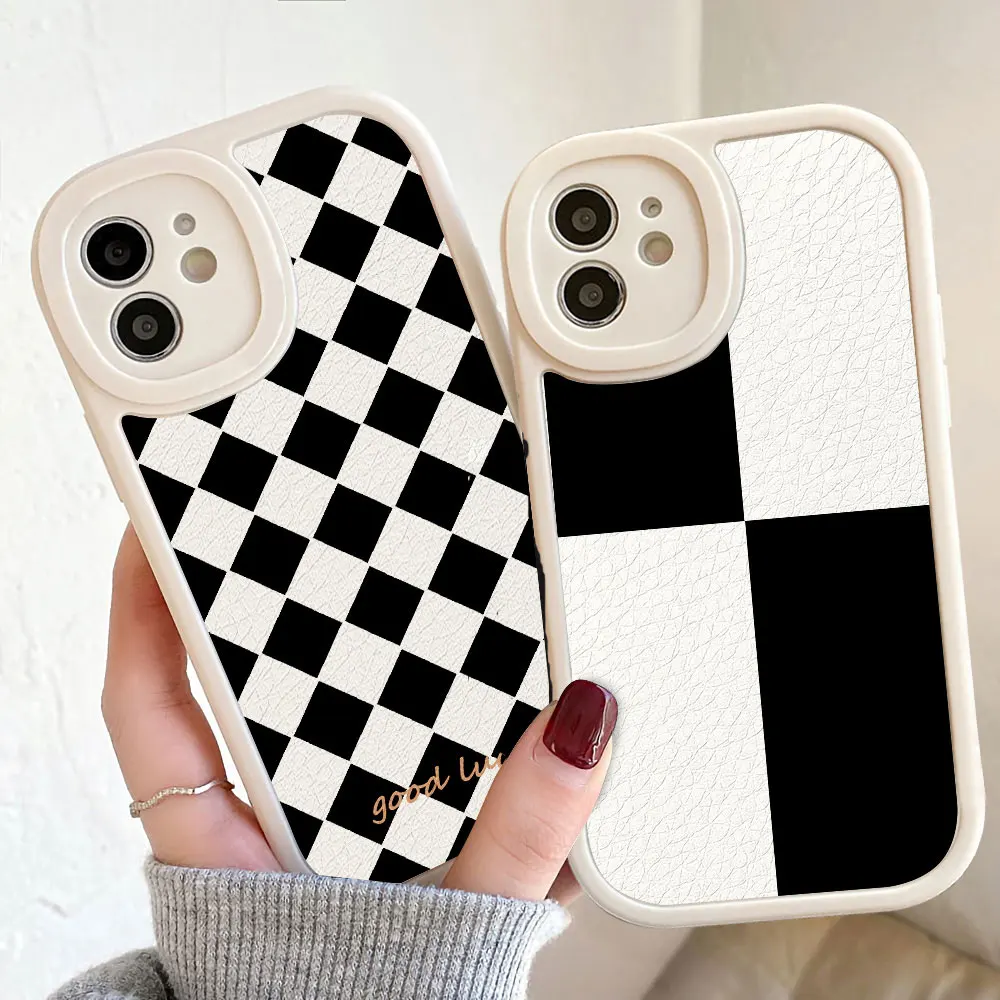 

Phone Case For Iphone 13 Pro Max Funda Iphone 11 12 14 Pro Max XR X Xs Max SE 2022 2020 7 8 Plus Silicon Leather Covers Coque