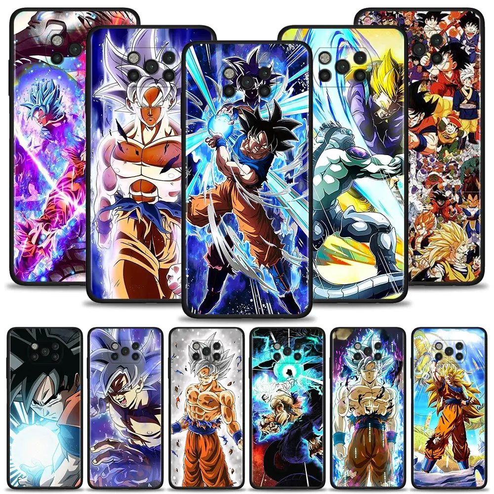 

Dragon Ball Super DBZ Goku Phone Case for Xiaomi POCO X3 NFC M3 Pro F1 Note 10 MI 11T 9T 10 10T Lite Funda Silicone Cover
