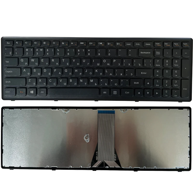 Новая русская клавиатура для ноутбука Lenovo IdeaPad G500S G505S G510S S510p S500 FZ510 Z510 Flex 15 Z505, Черная