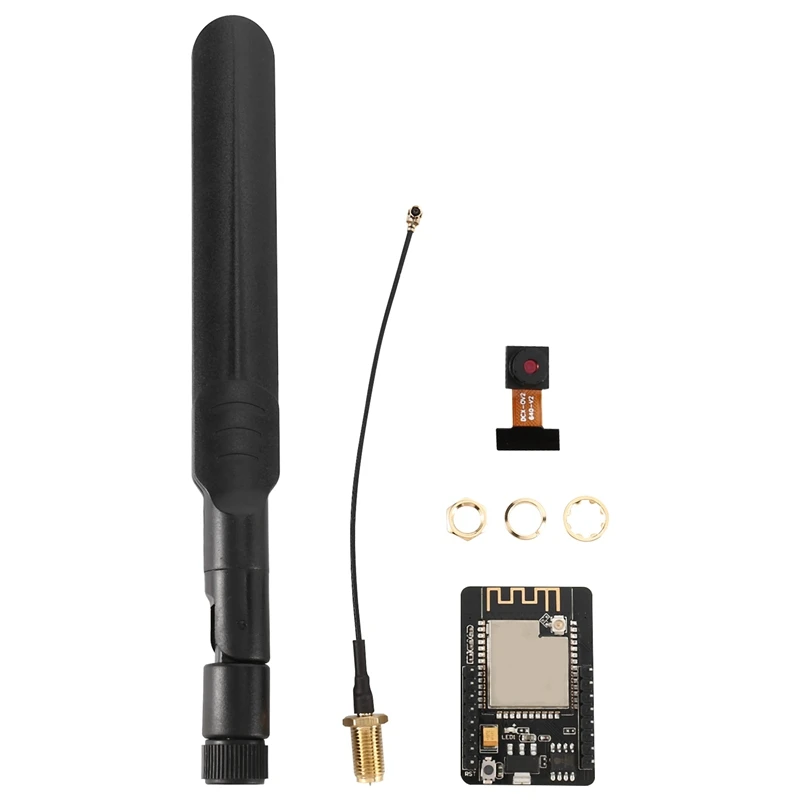 

ESP32-CAM Wifi Bluetooth макетная плата с модулем камеры OV2640 и антенной 8Dbi + IPEX-To-RP-SMA Pigtail Cable