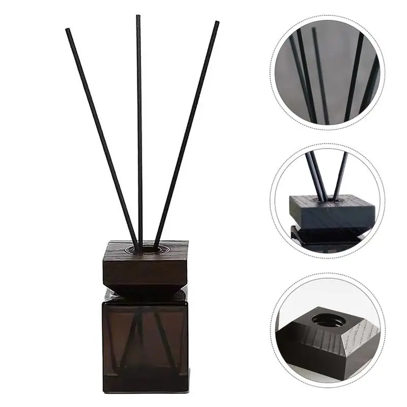 1 Set 100ml Empty Aroma Diffuser Bottle Glass Rattan Reed Diffuser Sticks Fireless Aromatherapy Essential Oil Diffuser Rods
