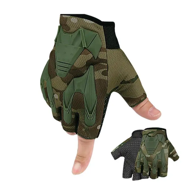 

Anti-Slip Adjustable Half Finger Cycling Anti Slip Anti Sweat Men Women Half Finger Gloves Breathable Anti Shock Sports Gloves