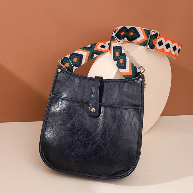 

Вместительная женская сумка-тоут XZAN, нишевой дизайн в европейском и американском ретро стиле, популярная из мягкой искусственной кожи с широким ремнем через плечо