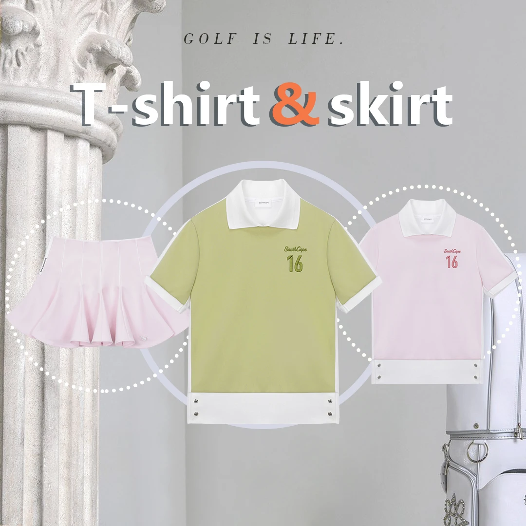 

2023 Summer New Korean Golf Apparel Women's Polo Shirt Slim Short Sleeve T-shirt Outdoor Sports Jersey