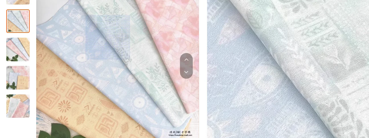 Красочная ткань для вышивки крестиком базовая листья от руки древние легенды